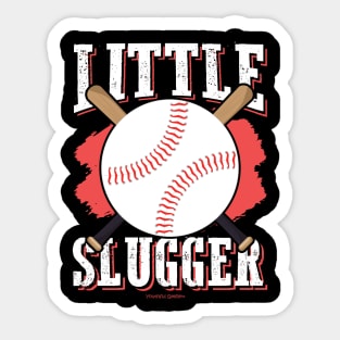 Little Slugger Baseball Lover Sticker